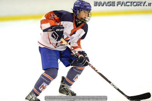 2014-12-07 Hockey Milano Rossoblu U12-Real Torino 0727 Alessia Labruna